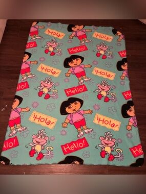 Dora the explorer VTG 60 x 45 Fleece Blanket